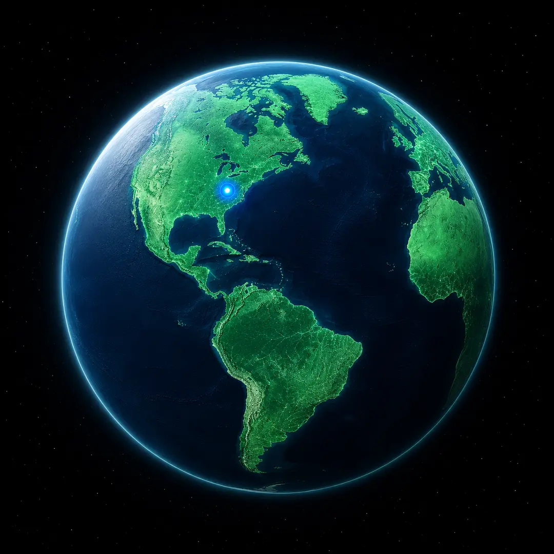 3D globe with highlighted visited regions